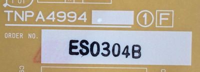 TARJETA (F) PARA TV PANASONIC / NUMERO DE PARTE TNPA4994 / ES0304B / PANEL MC216F30F12 / MODELO TH-85PF12U - Imagen 3
